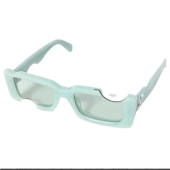 Off-White Other - Off-white cady cut sunglasses green Virgil AUTHENTIC